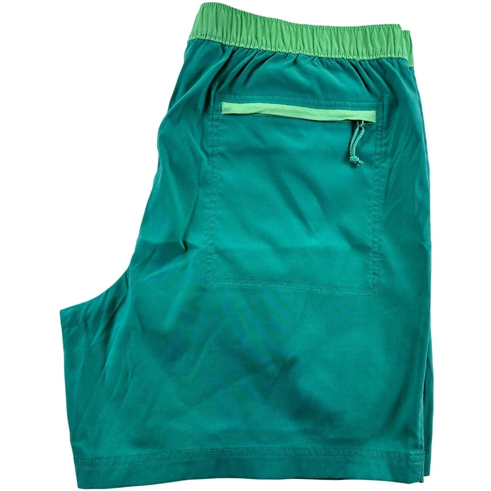 The North Face Mens Class V Pull-On Shorts Teal Green XL NF0A5A5X FlashDry